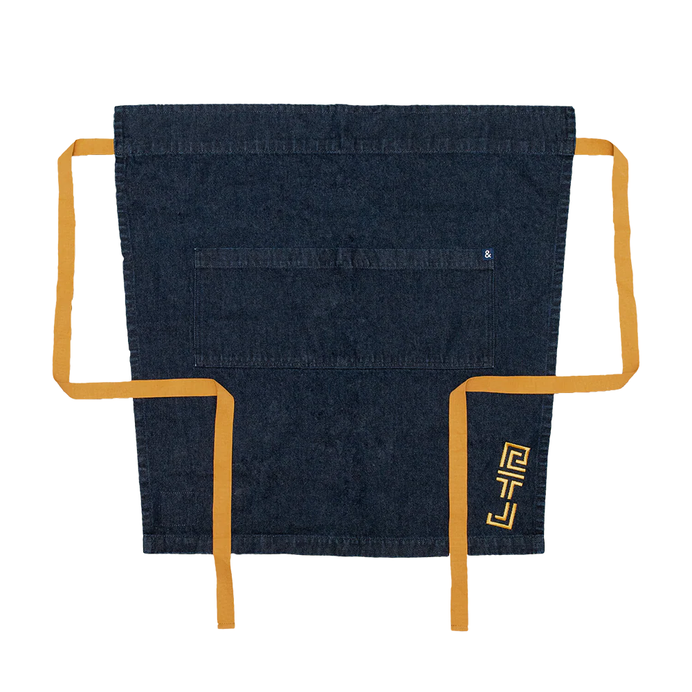 RTJ x HEDLEY & BENNETT BISTRO APRON (BLUE/GOLD)