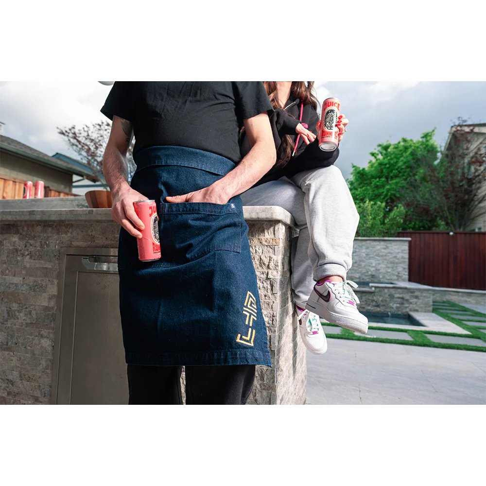 RTJ x HEDLEY & BENNETT BISTRO APRON (BLUE/GOLD) - Image 2