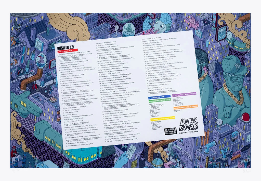 RTJ2 10TH ANNIVERSARY "JEWEL HUNTER" POSTER - Image 8