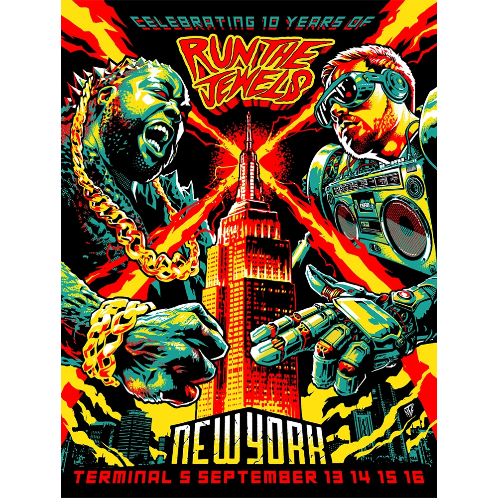 Run the Jewels Autographed Giclee Prints - Image 4