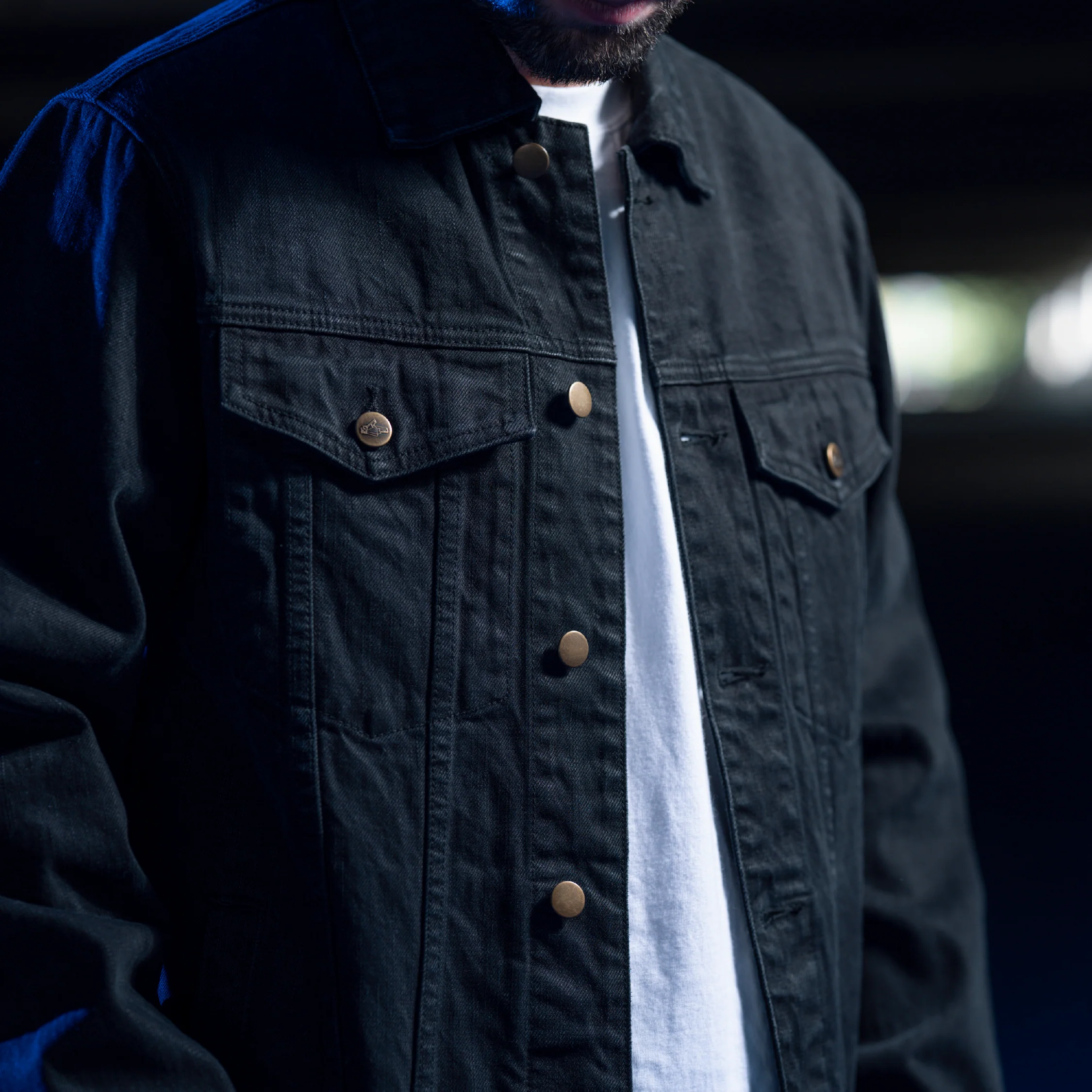 The Pistol Fist Japanese Black Denim Jacket - Image 10