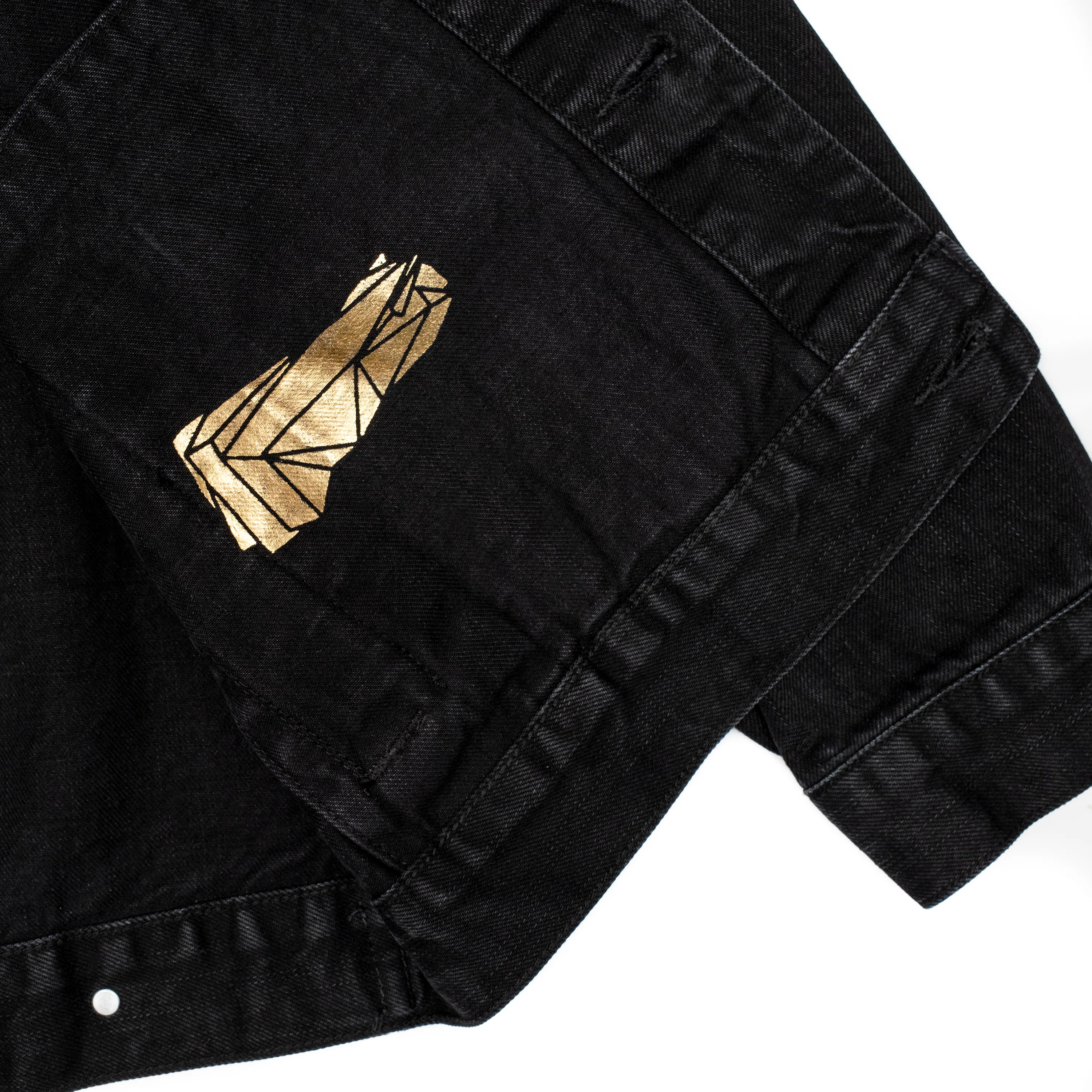 The Pistol Fist Japanese Black Denim Jacket - Image 4