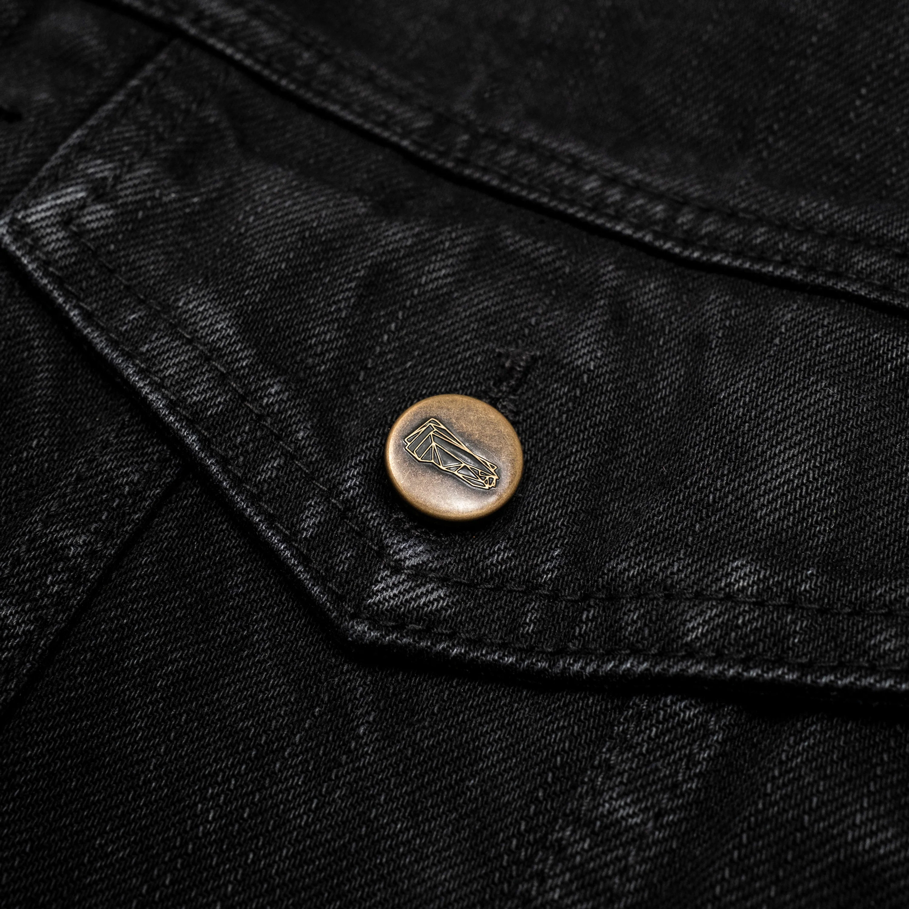 The Pistol Fist Japanese Black Denim Jacket - Image 6