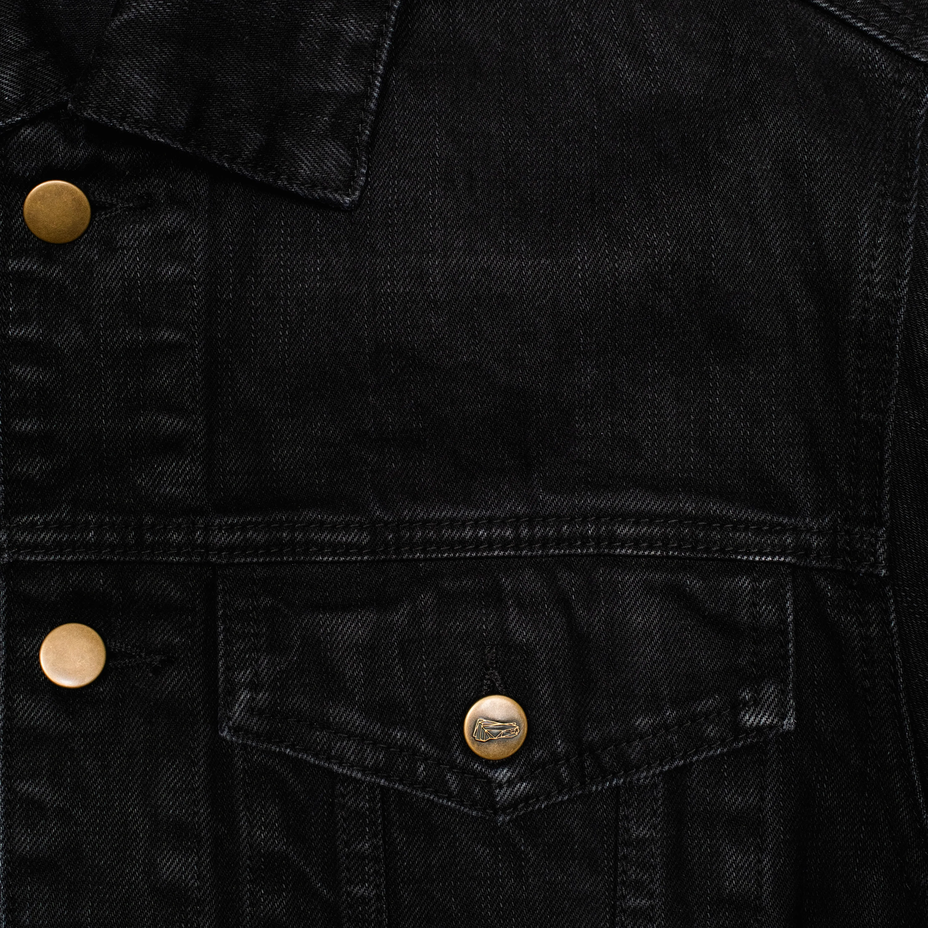 The Pistol Fist Japanese Black Denim Jacket - Image 7